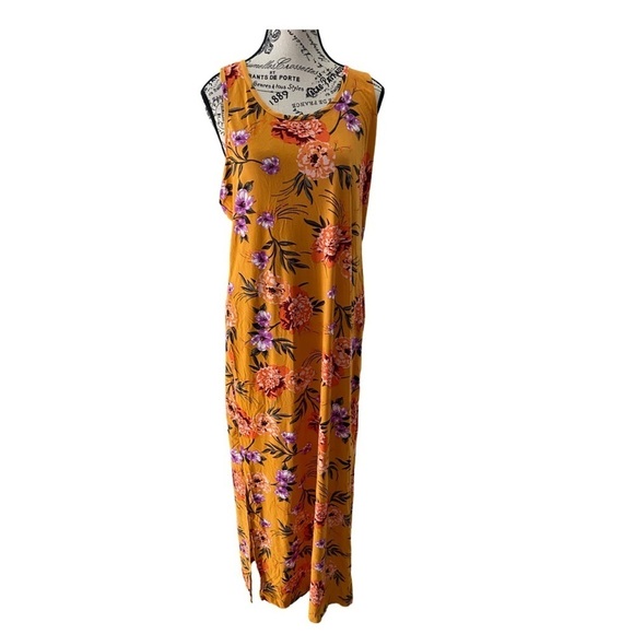 New Look Plus Size Floral Maxi Dress NWT Size 2X - Picture 1 of 8